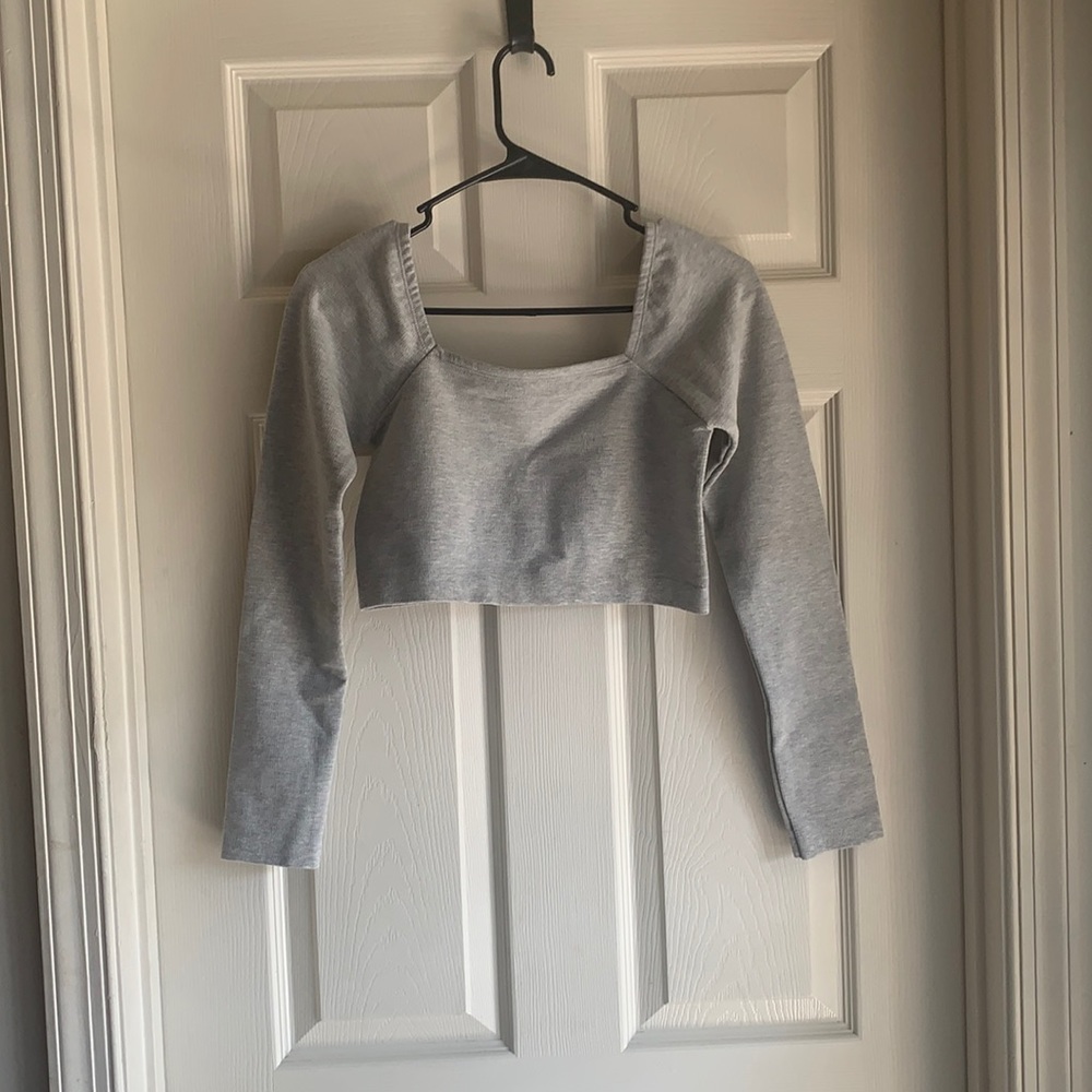 Fabletics Cropped Seamless Long Sleeve